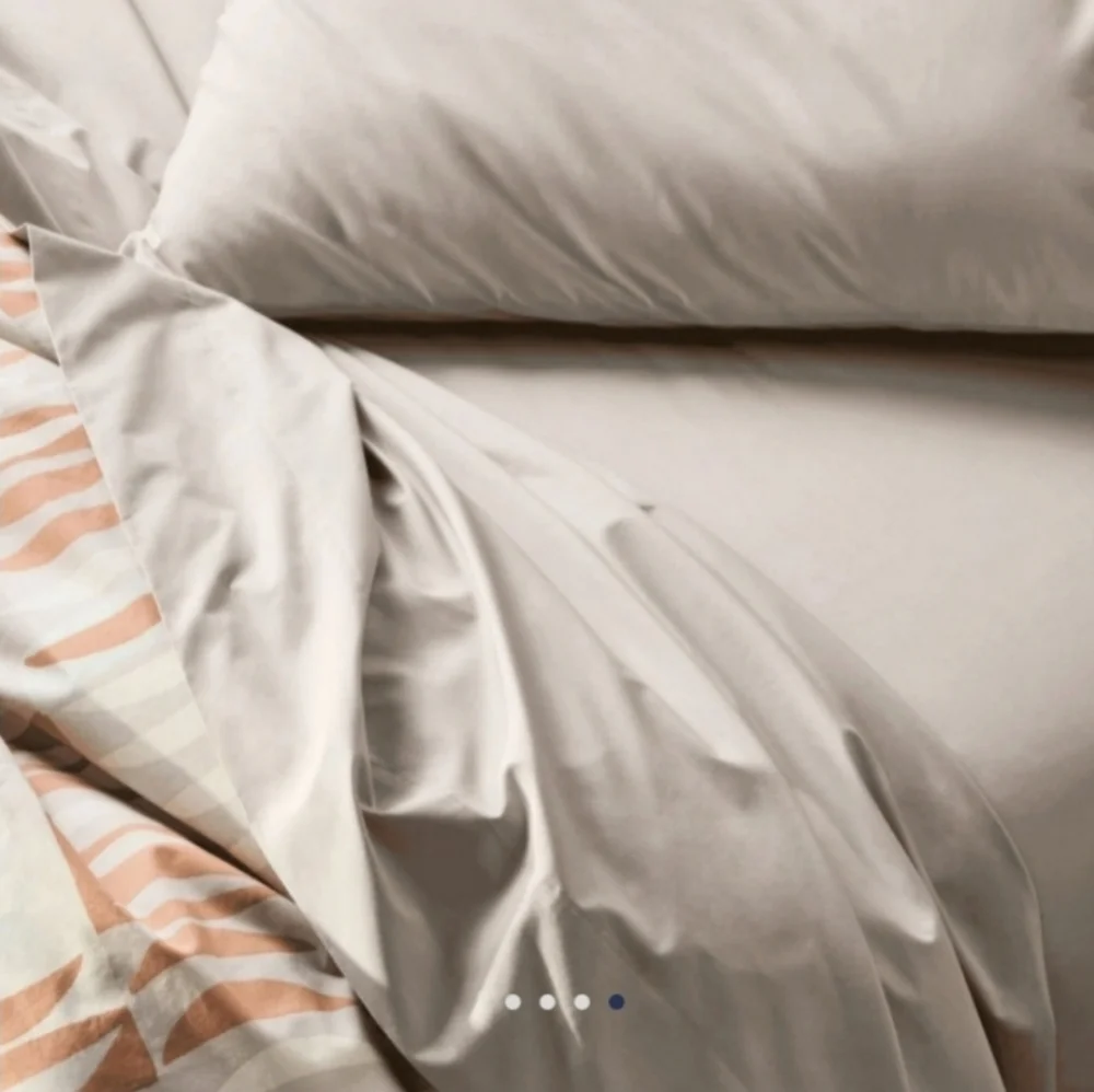 SOLD☆BROOKLINEN☆ Classic sheet set-Soft grey - Picture 3 of 7